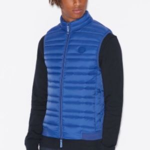 Armani Exchange AIX Vest with Real Feather Padding Size XL